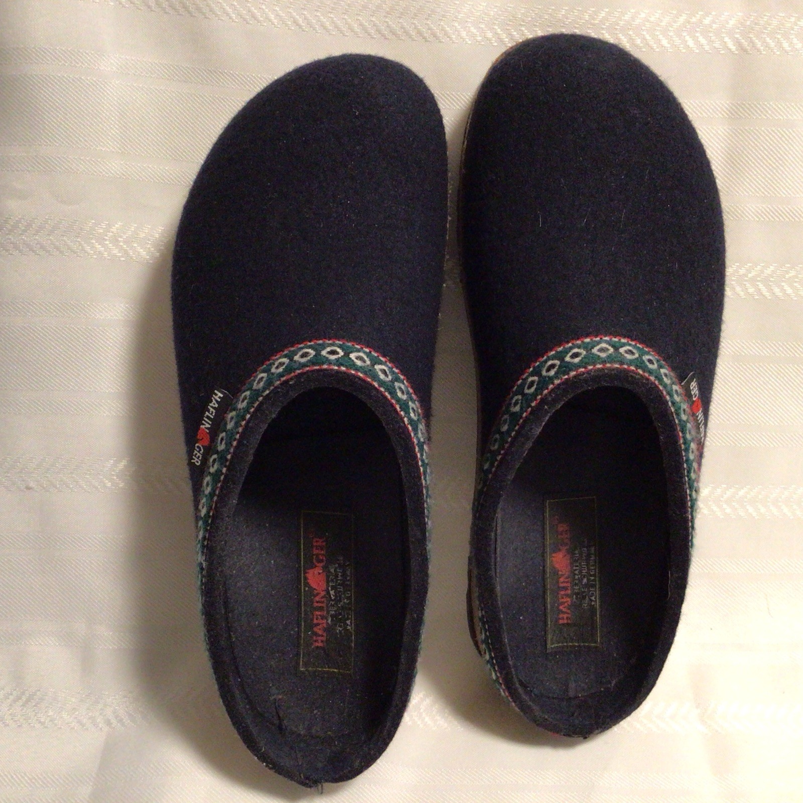 haflinger clogs Navy Blue 40