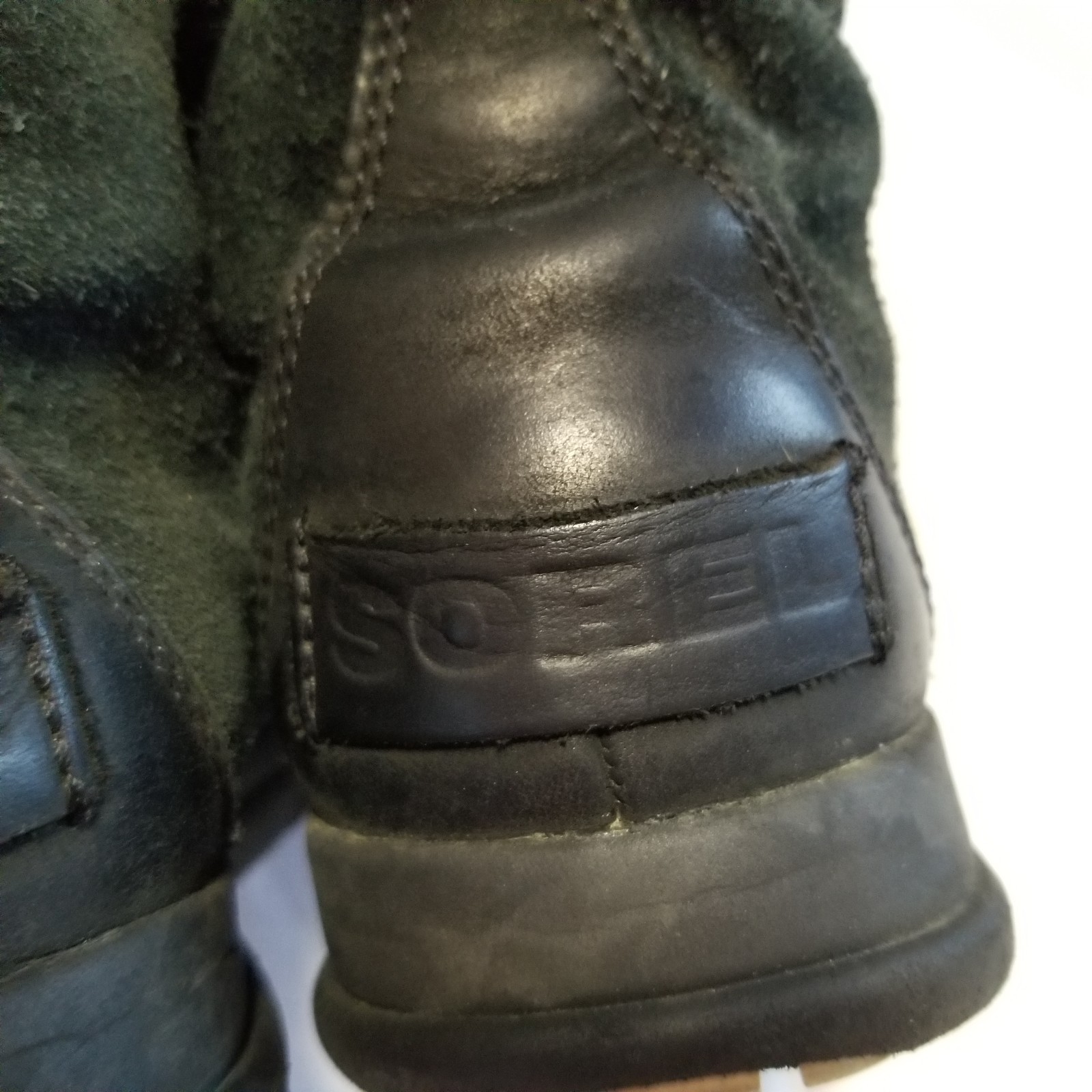 Sorel 3039-010 Explorer Joan Winter Boots Women Size 7.5 Black *SEE DESCRIPTION