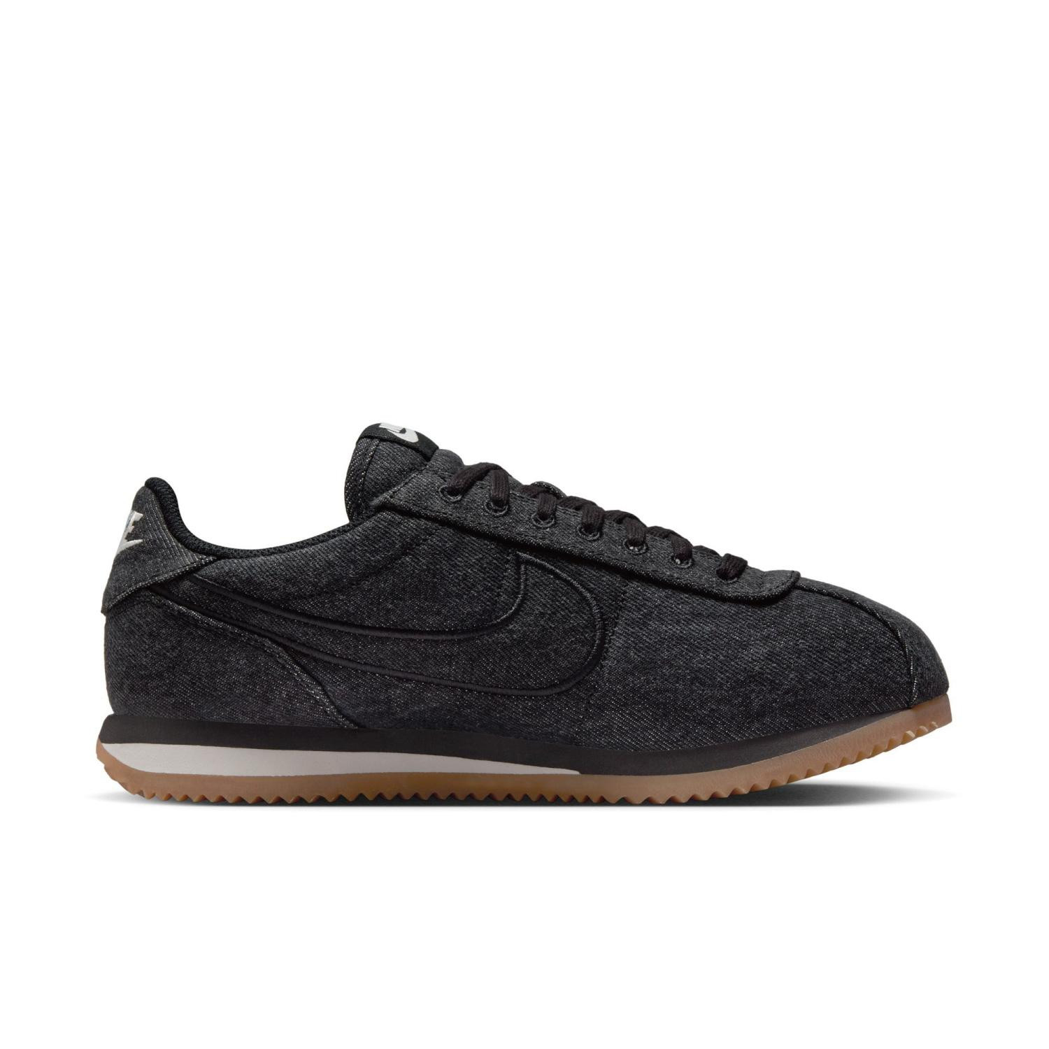 Nike Cortez TXT IM8052-010 Black Denim Light Brown Sail Women’s Size