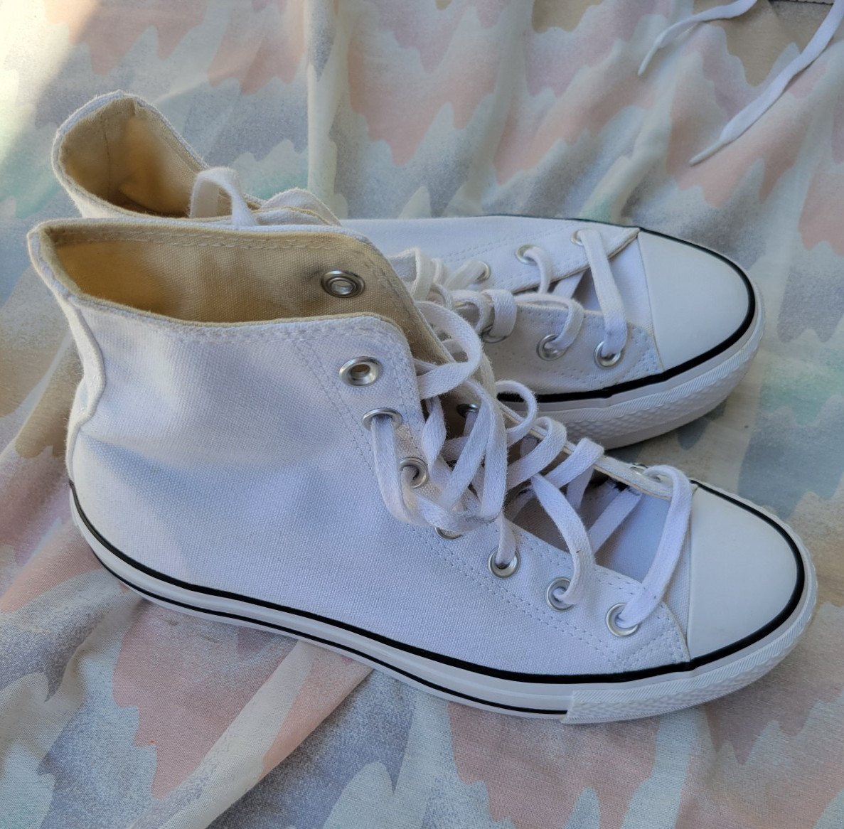 Converse Chuck Taylor All Star Platform High Top Lace-Up White 560846C