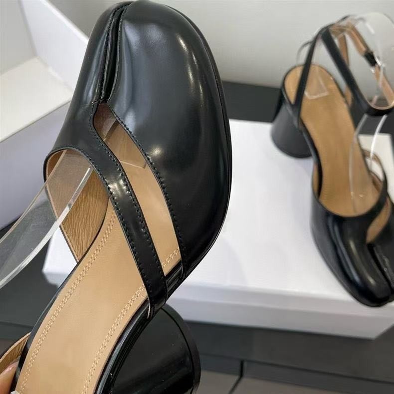 Women’s Margiela New tabi Open toed Irregular Strap High Heels 8.5cm