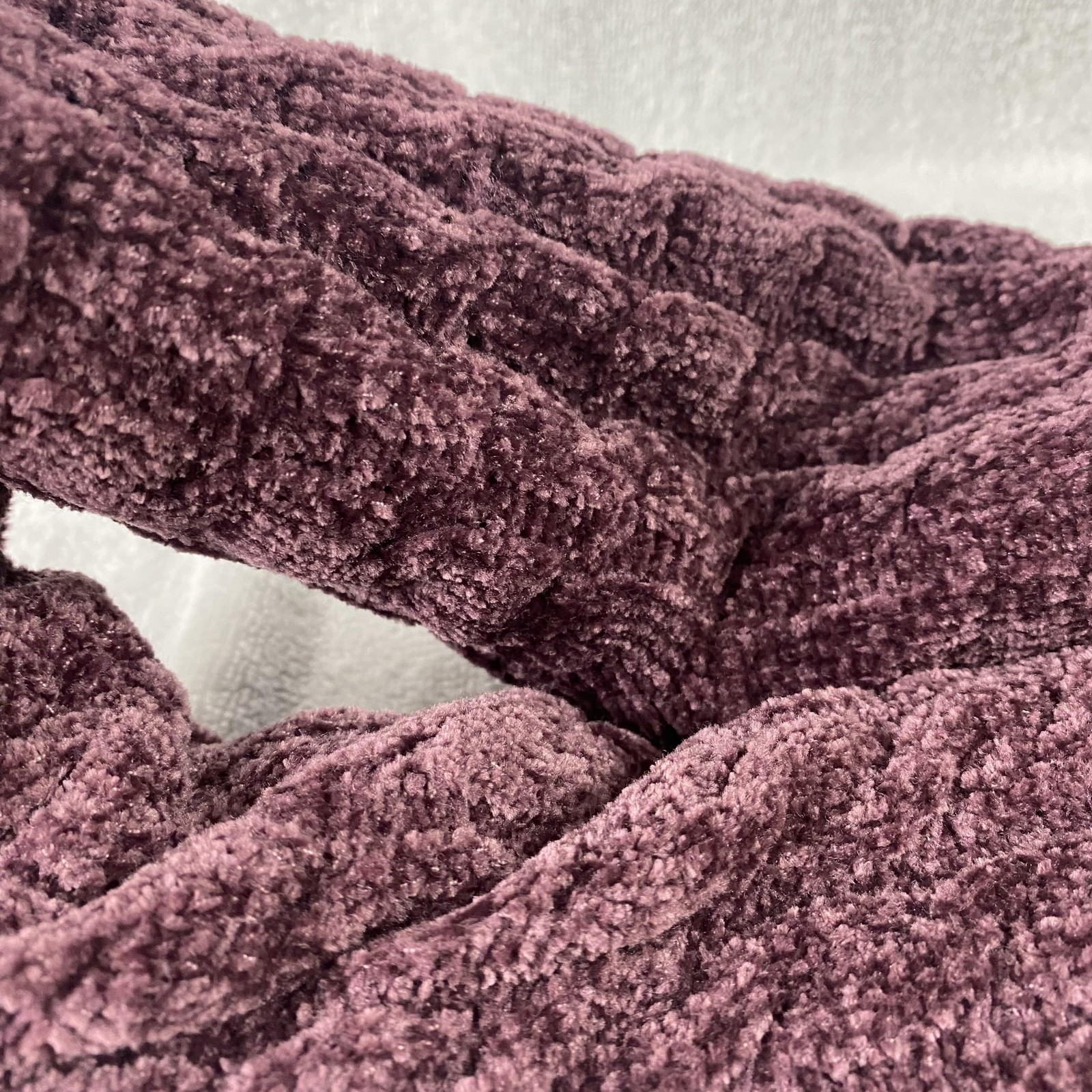 Muk Luks Slipper Socks Womens Large Chenille Knit Non Slip House Shoes Cozy