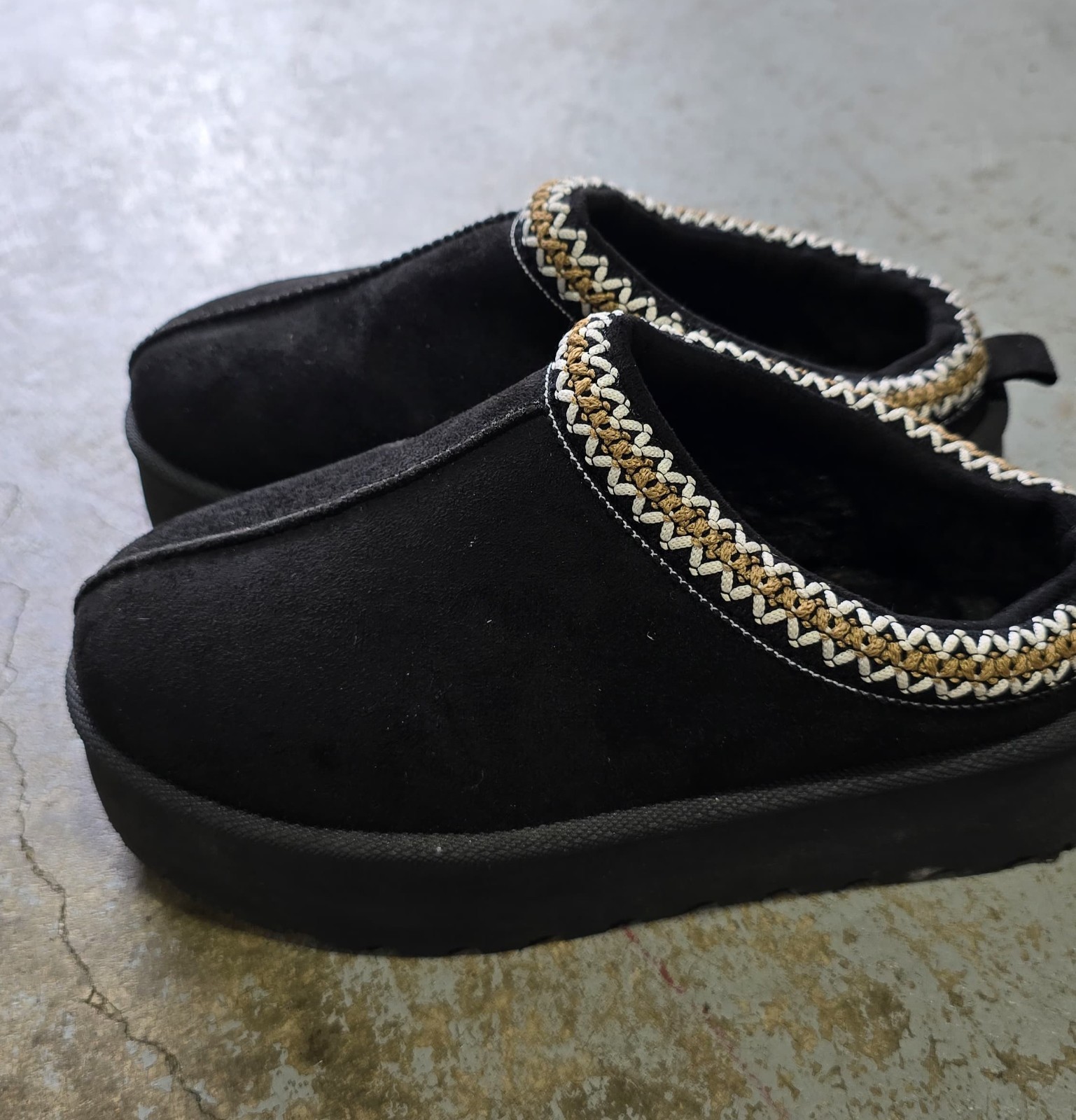 Women Winter Slippers Platform Snow Boots Fur Lined Casual Flat Shoes