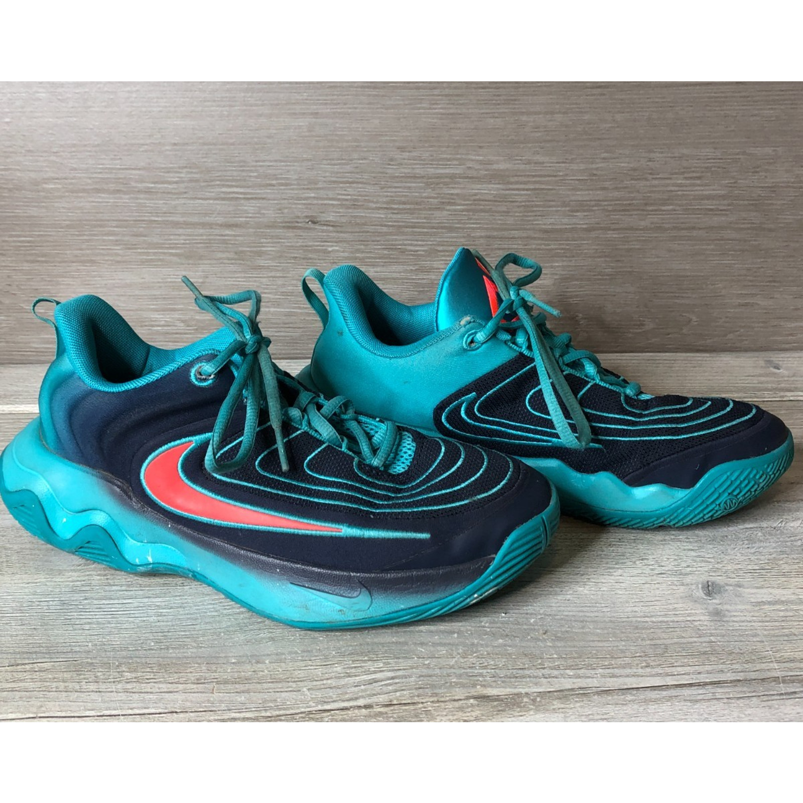 Nike Giannis Immortality 4 Size 4.5Y Teal Blue Youth Basketball FZ6734-303