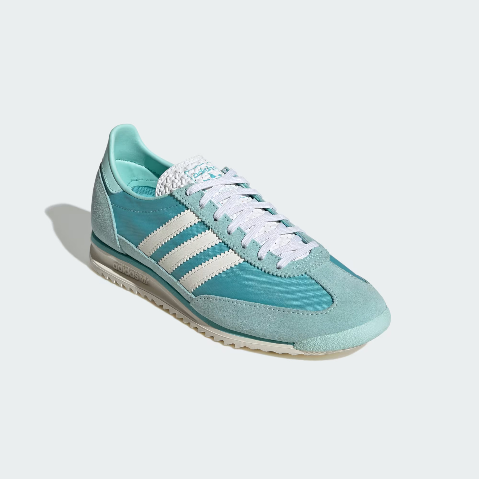Adidas Originals Women’s Mint Aqua White SL 72 OG Shoes Sneakers JI0199