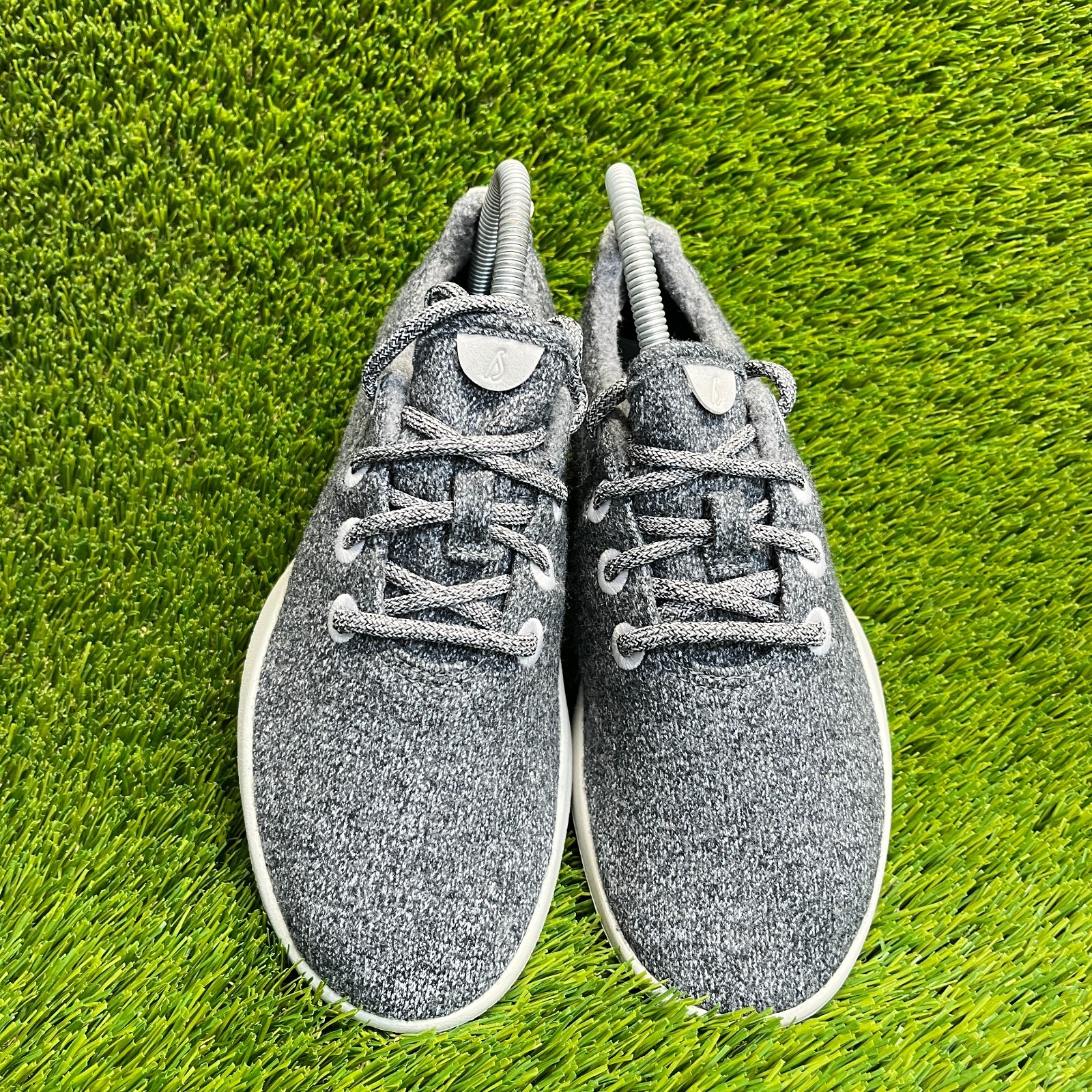 Allbirds Wool Runners Womens Size 7 Gray White Casual Walking Shoes Sneakers
