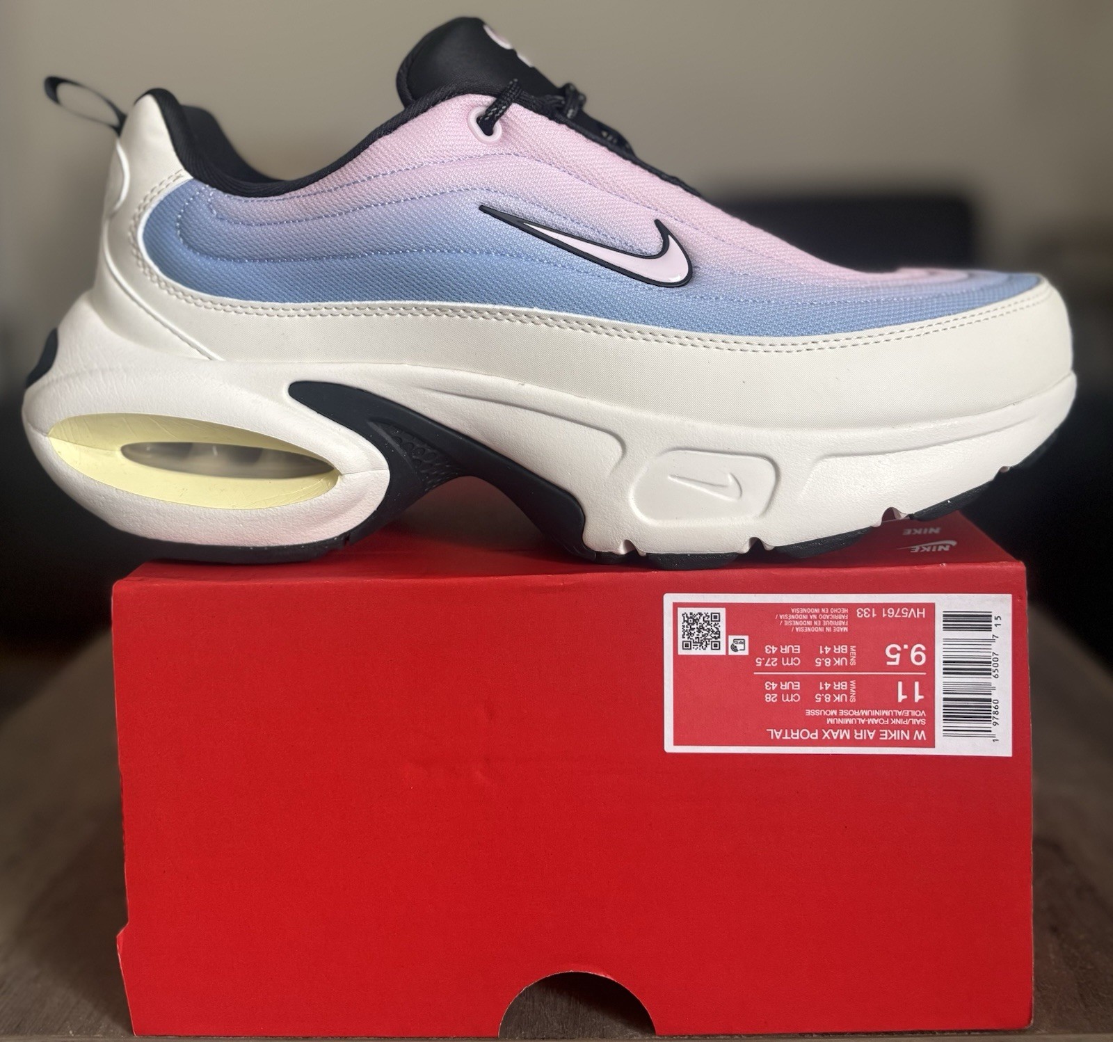 Size 9.5M / 11w – Nike Air Max Portal Dawn Sail Pink Foam HV5761-133 NEW