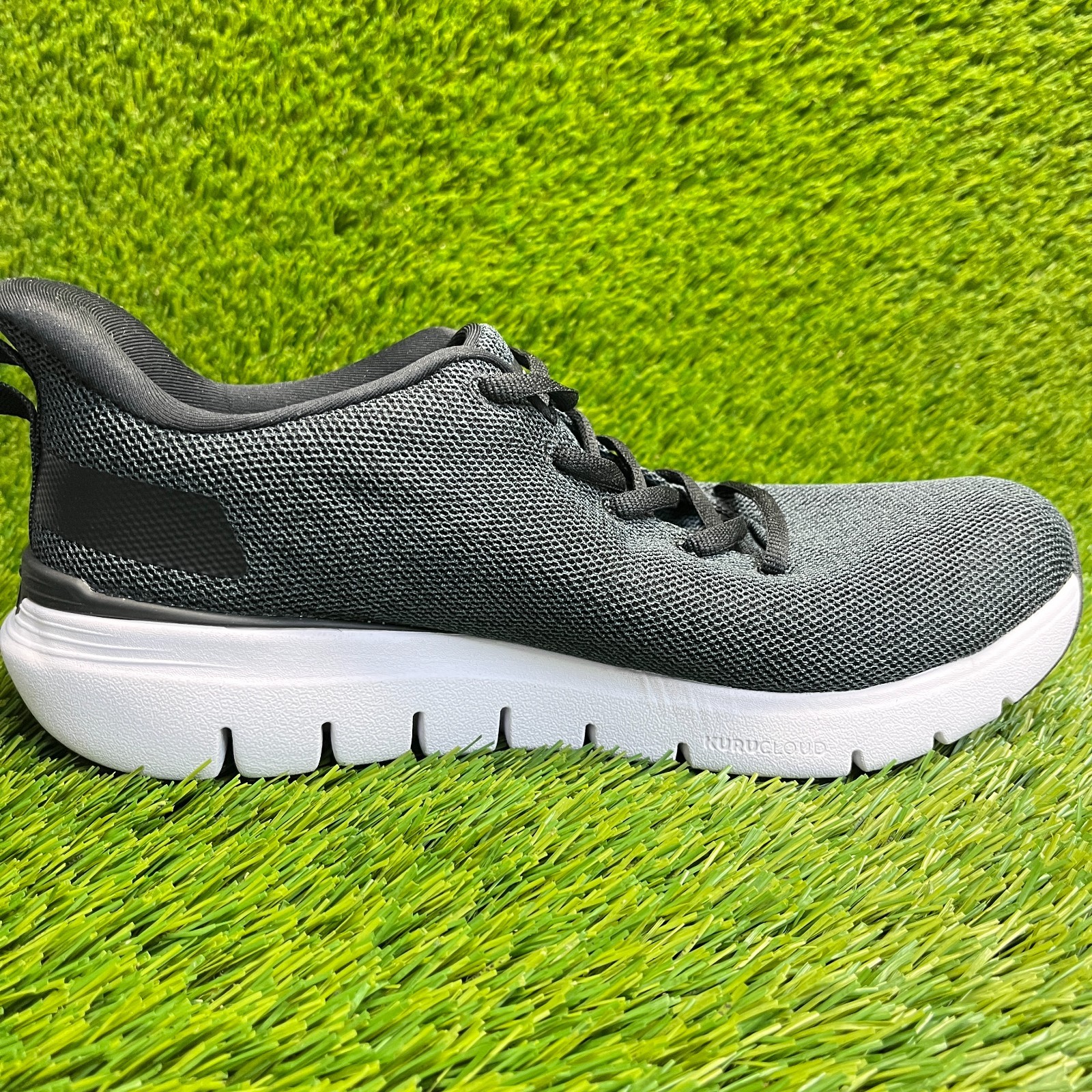 Kuru Flex Via Womens Size 9 Black Gray White Athletic Running Shoes Sneakers