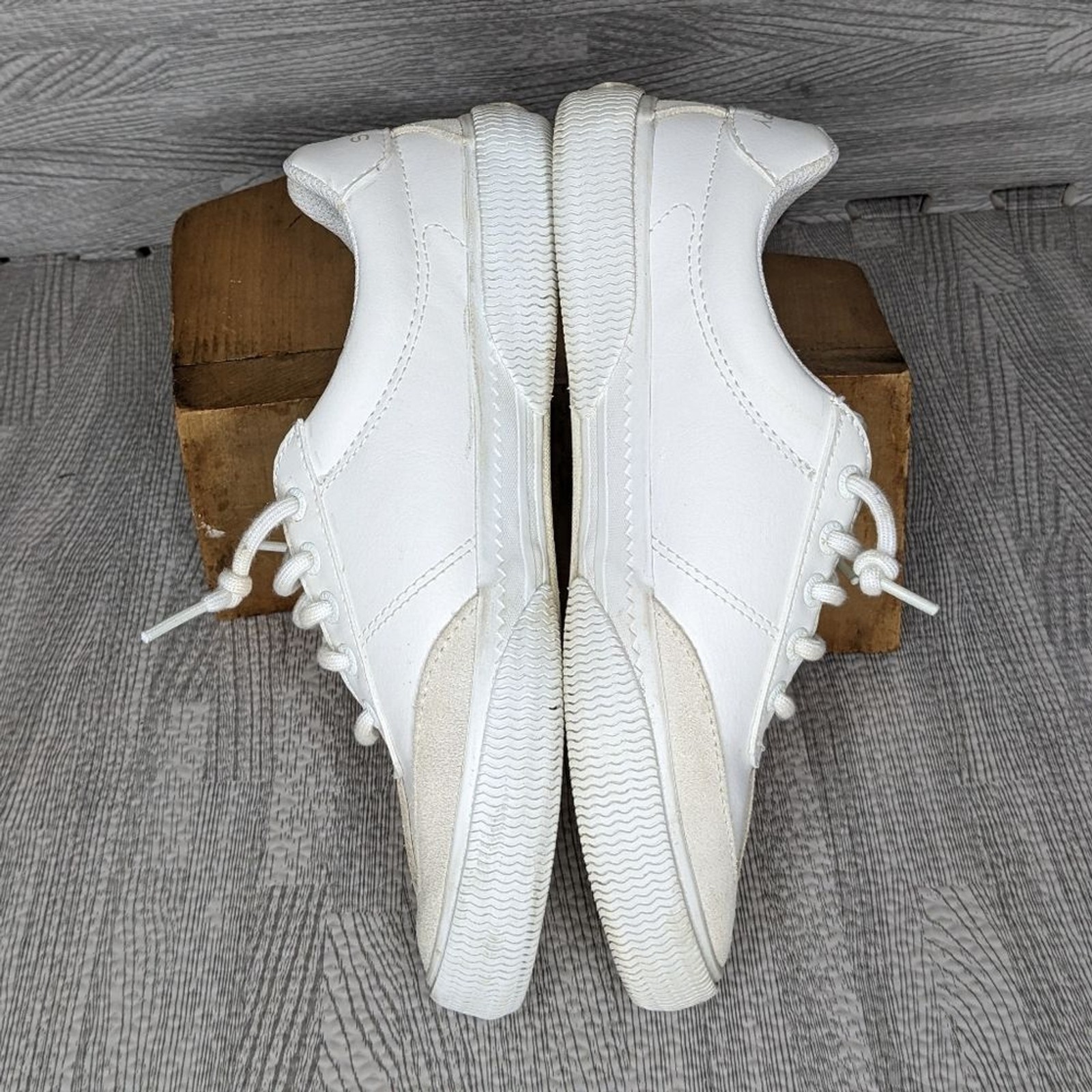 Sperry Pier Wave Top Slider White and Cream Sneakers, 6