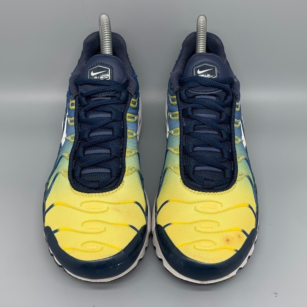 Nike Air Max Plus Obsidian Yellow Running Shoes 655020-420 Womens Sz 7.5