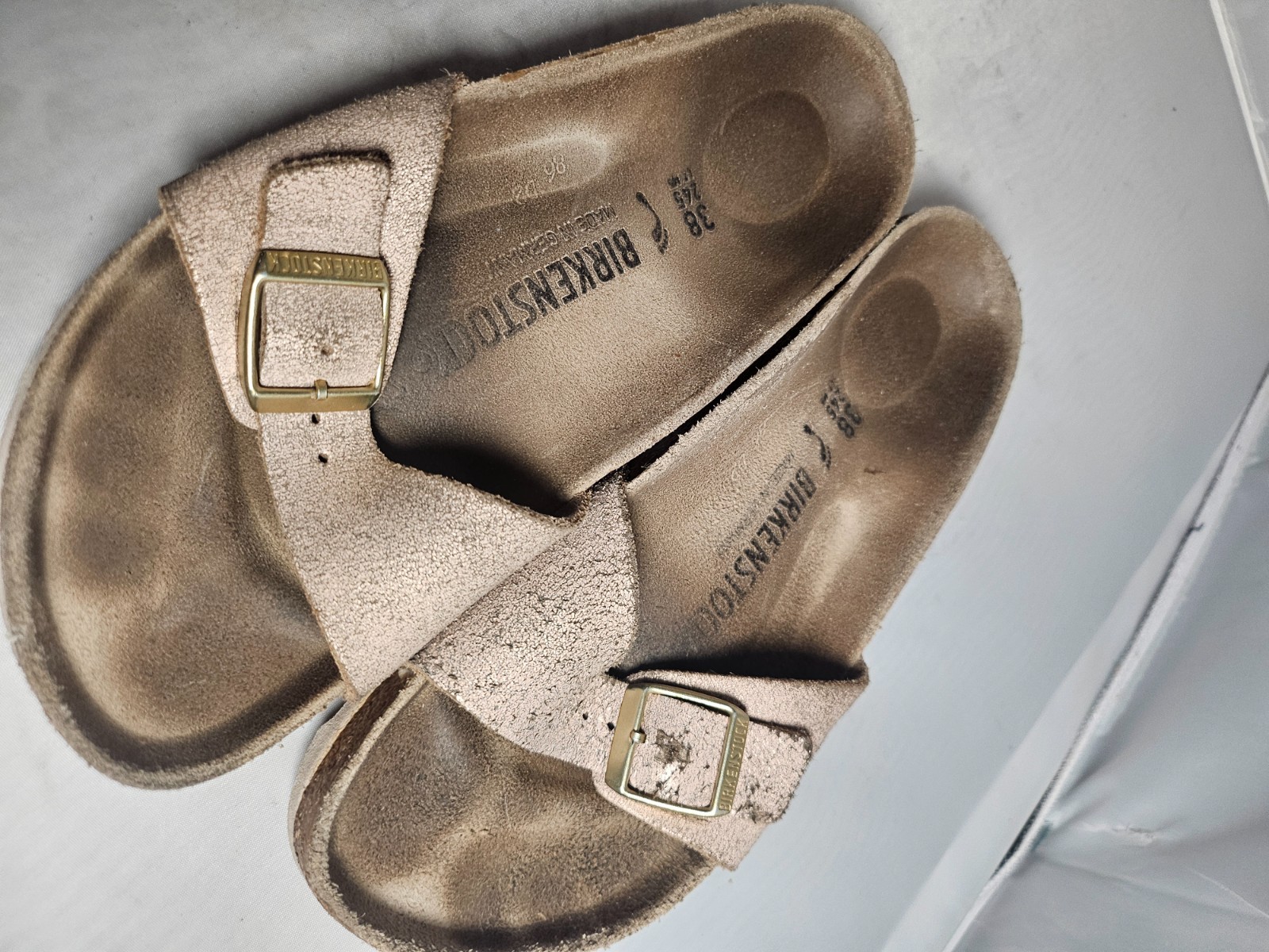 Birkenstock Madrid Pearl Pink Birkenstock-Flor Sandals 38