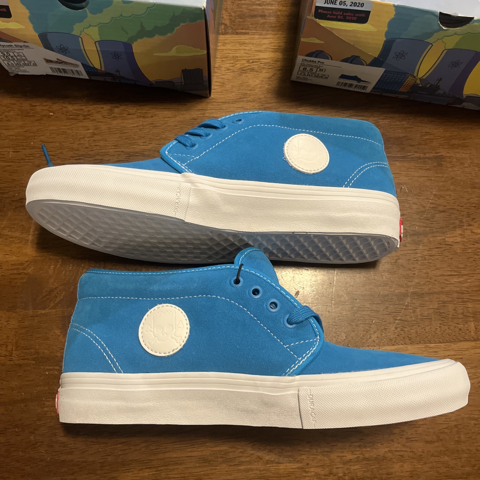 Vans Sneakers x The Simpsons Chukka Pro El Barto Blue Women Size 8.5 Men 7 New