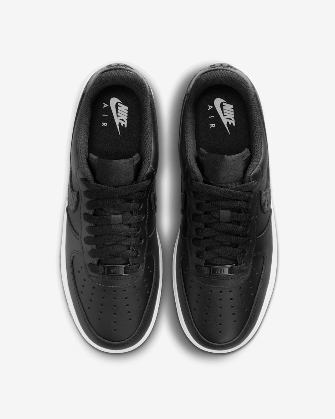 NIKE Women’s Air Force 1 ’07 SE IO4837-001 Black Neutral Gray White Black
