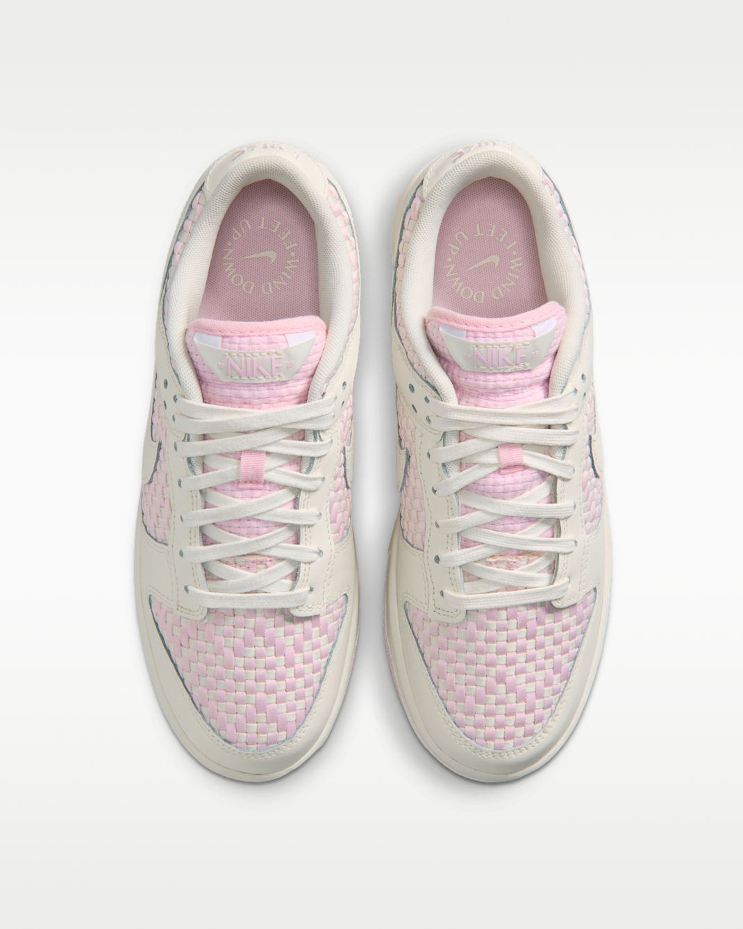 NIKE Women’s Dunk Low IH2476-600 Pink Foam Sail Pale Ivory