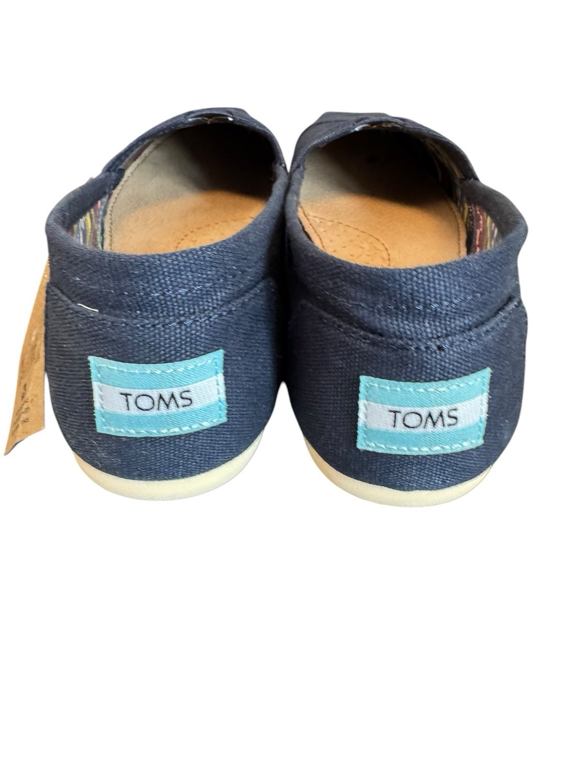 Toms Women’s 7.5 Alpargata Flat, Navy. New In Box!