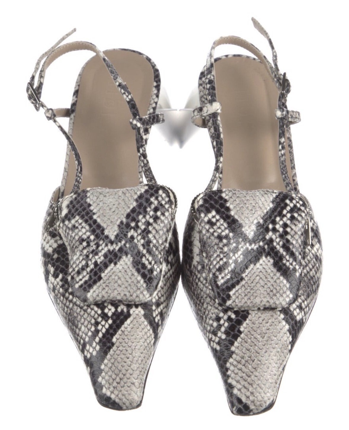 Tibi Snakeskin Heels 5.5/35.5 Authenticated