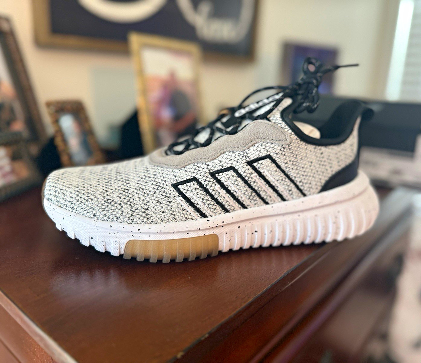 adidas Kaptir Flow 2.0 Women’s Sneakers – Oreo Gray Black White JR8505