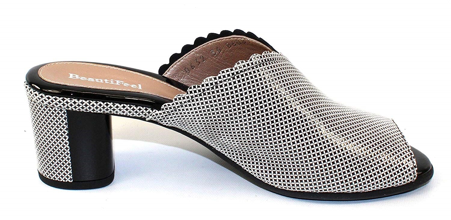 Beautifeel 235058 Women’s Cleo In Nude/Black Pixel Printed Suede – Size 36 M