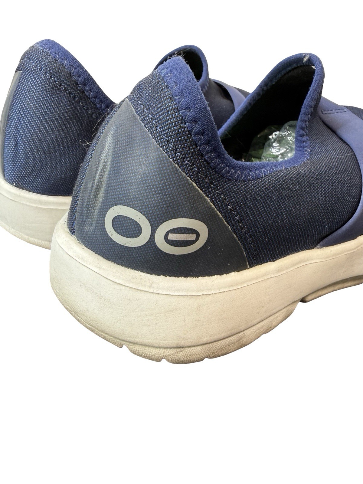 Oofos OOmg Eezee Low Mesh Navy Blue Recovery Slip On Casual Shoes Women’s Size 8