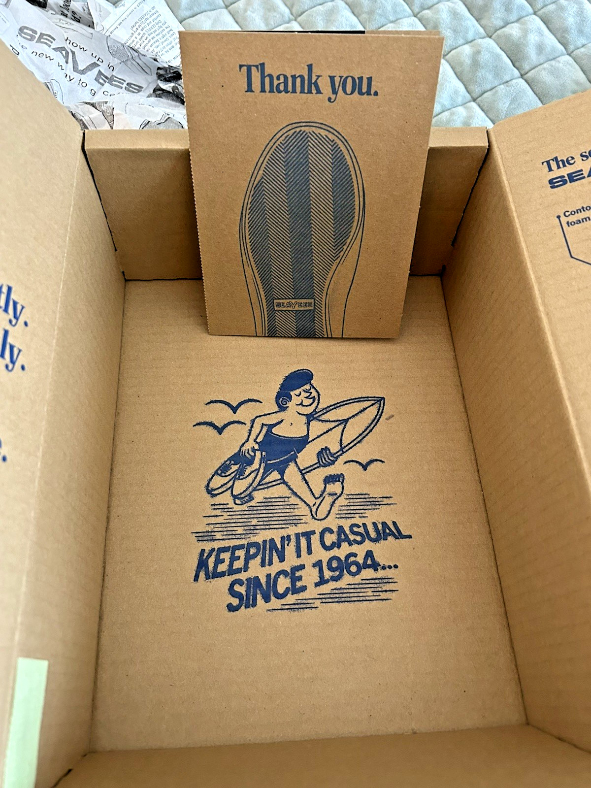 SeaVees Vacation Stripe Monterey Sneaker size 8 cotton New With Box