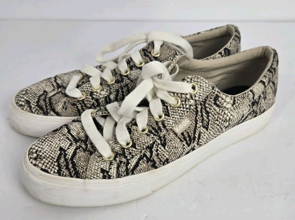 Keds Jump Kick Snakeskin Print Dream Foam Sneakers Womens 7.5 Shoe