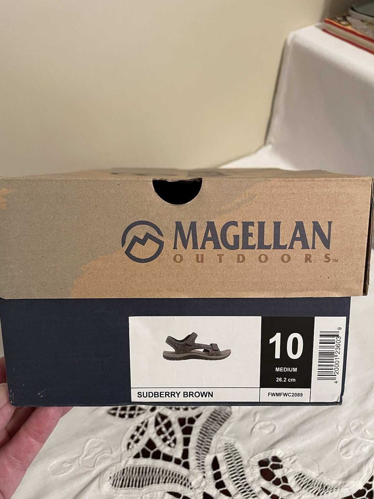 Magellan Outdoors Sudberry Tan Suede Sandals Women’s Size 10 Adjustable – EUC