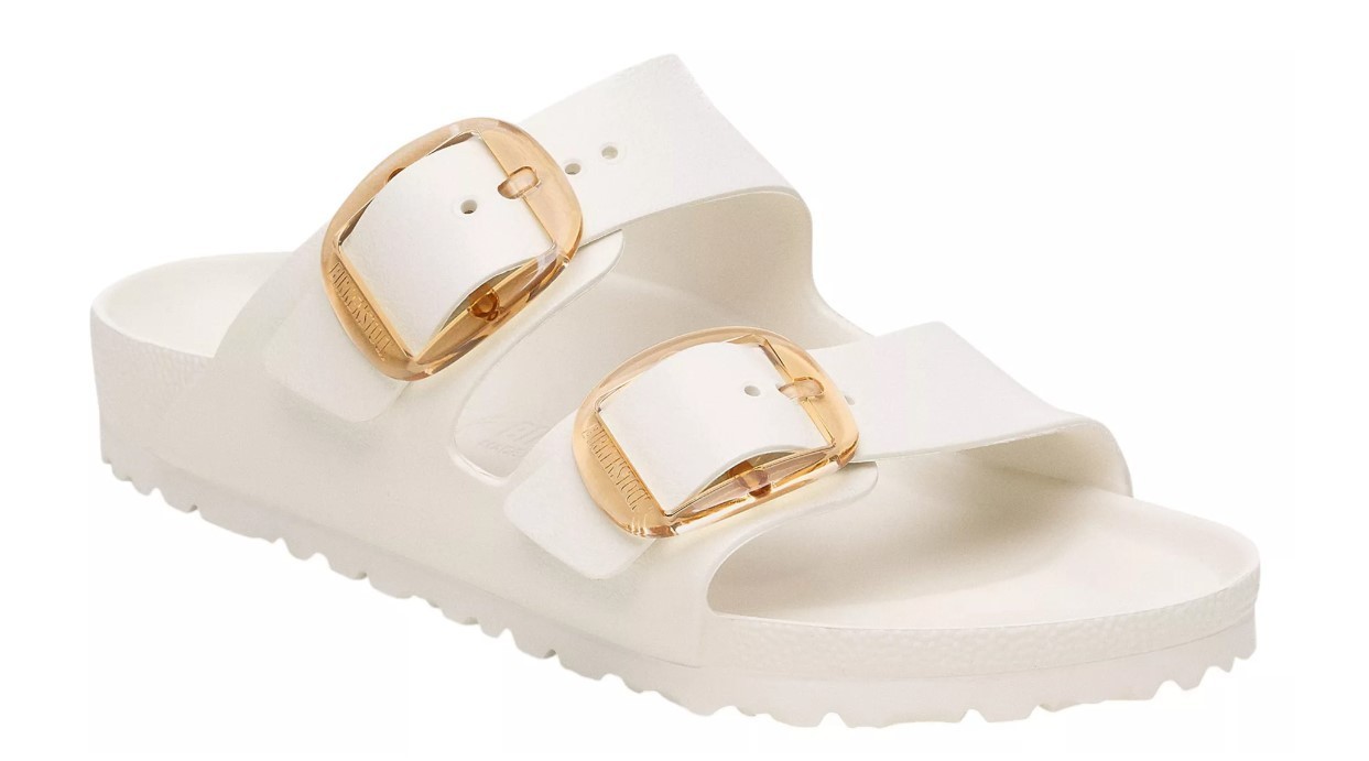 Birkenstock Women’s Big Buckle EVA Sandals Eggshell – Express delivery
