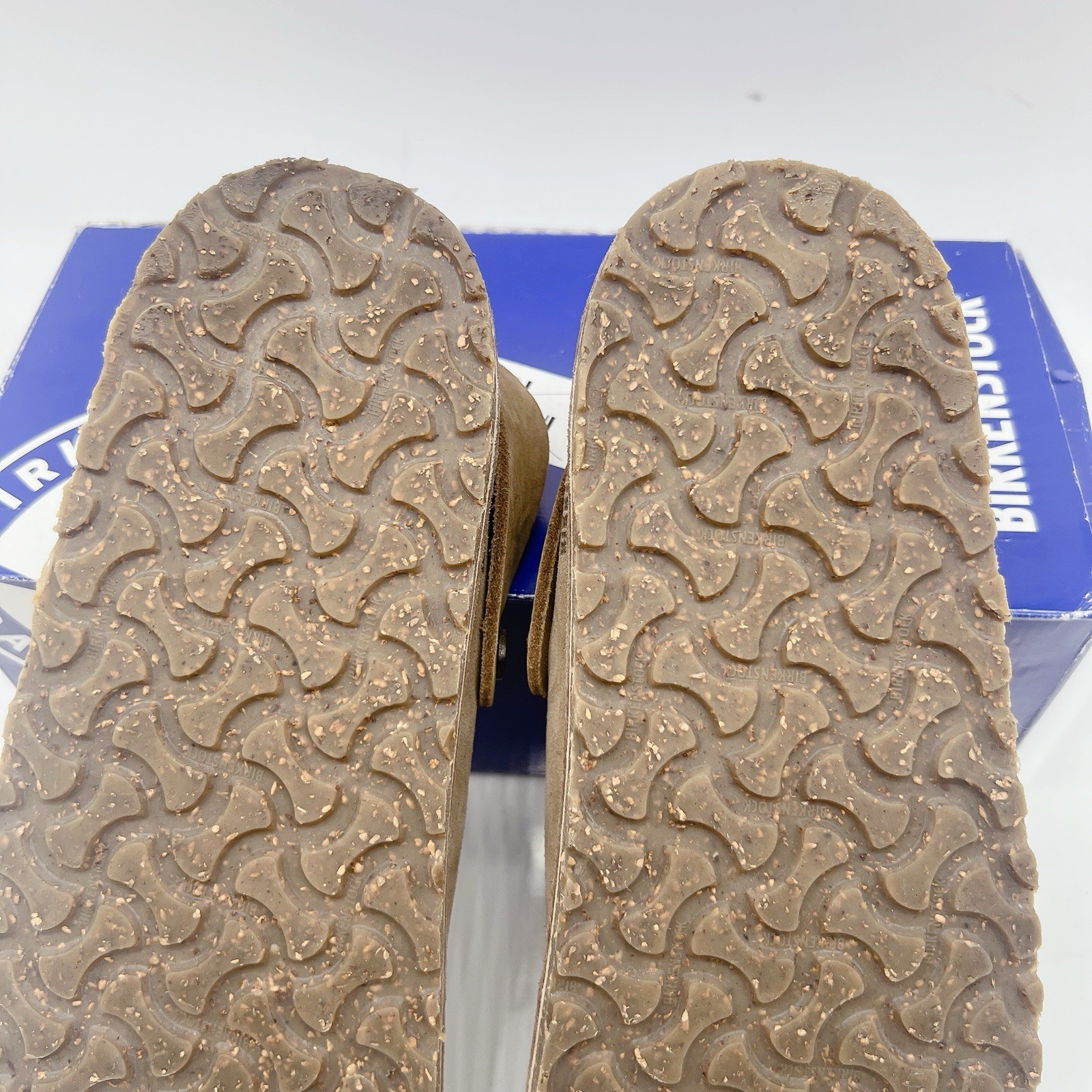 Birkenstock Lutry Clogs Comfort Shoes Premium Taupe Suede EU 41 Wms US 10- 10.5