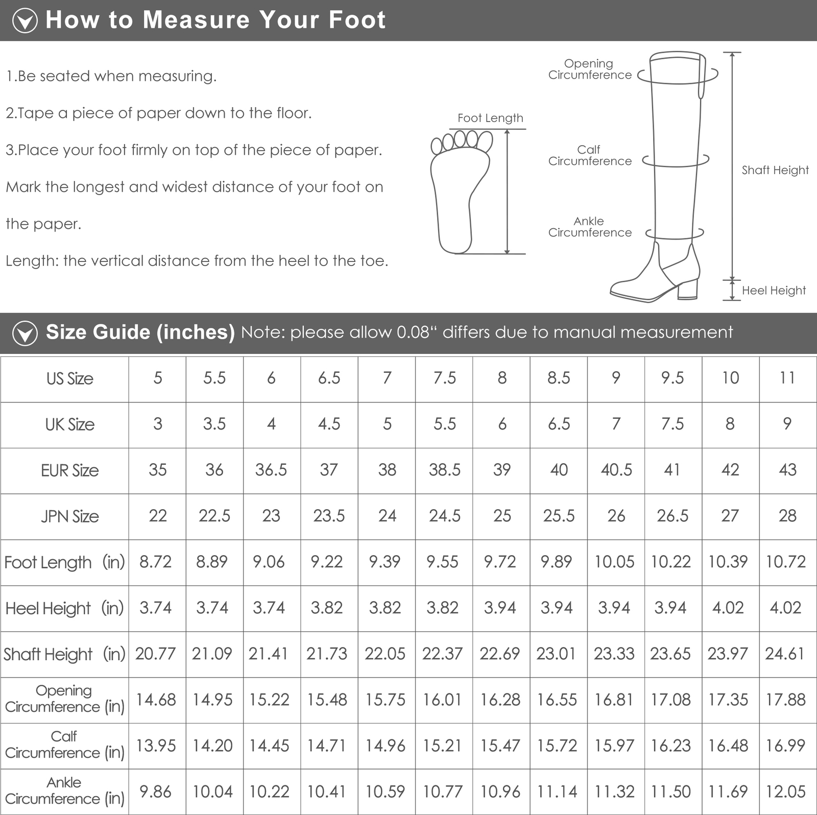 Women’s Sexy Over The Knee Boots Fashion Thigh High Ladies Sexy High Heel Boots