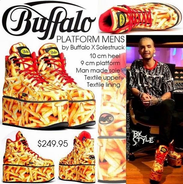Buffalo x Solestruck French Fries Platform Sneakers EU 38