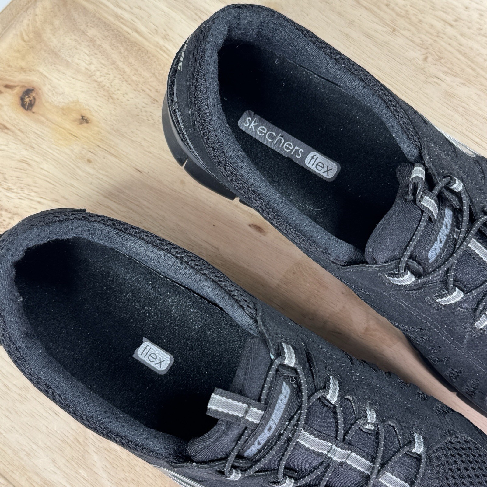Skechers Gratis In Motion Slip On Sneakers Black Womens 11 Casual Workwear