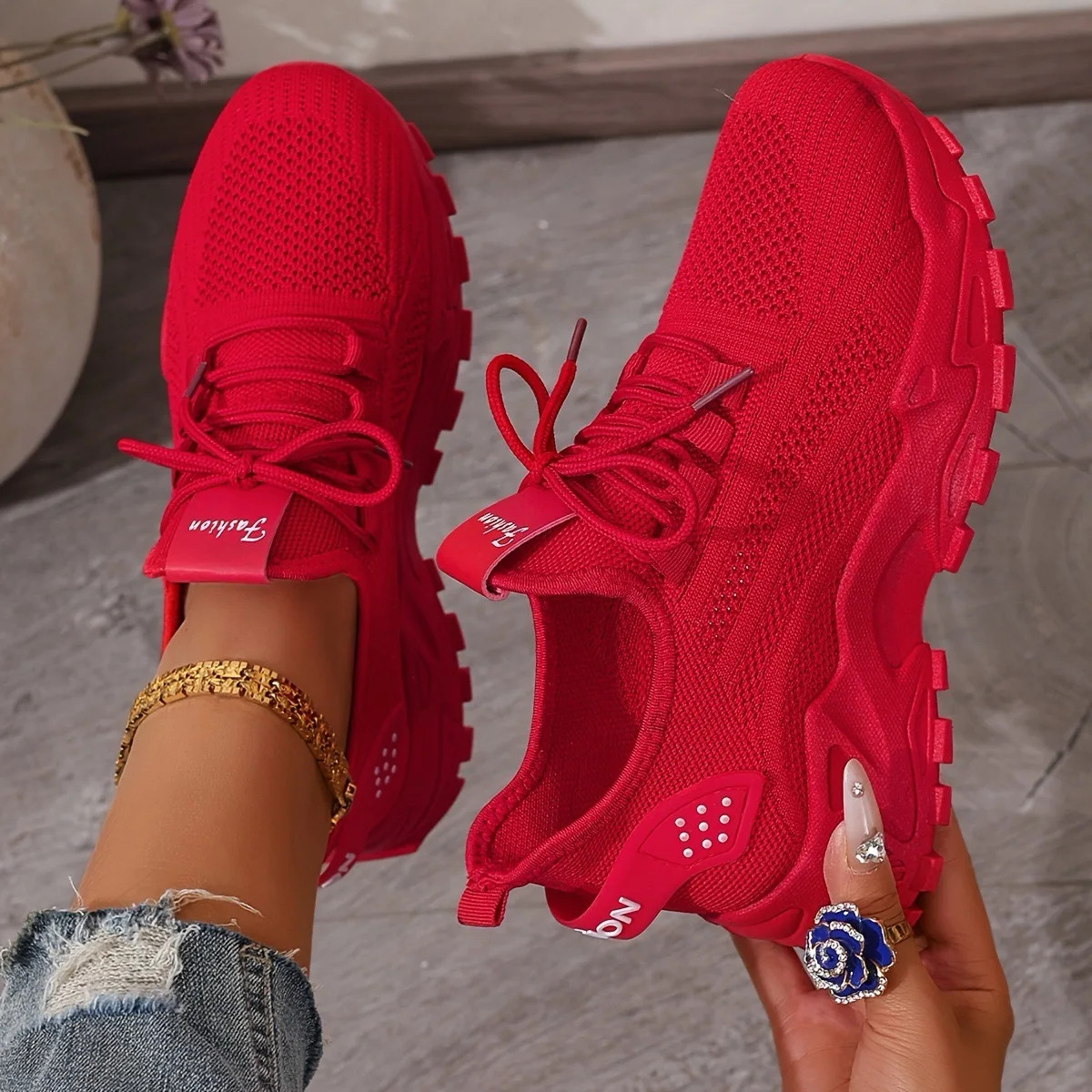 Women’s shoes, women’s sports shoes 2026 Women’s shoes Breathable single-mesh