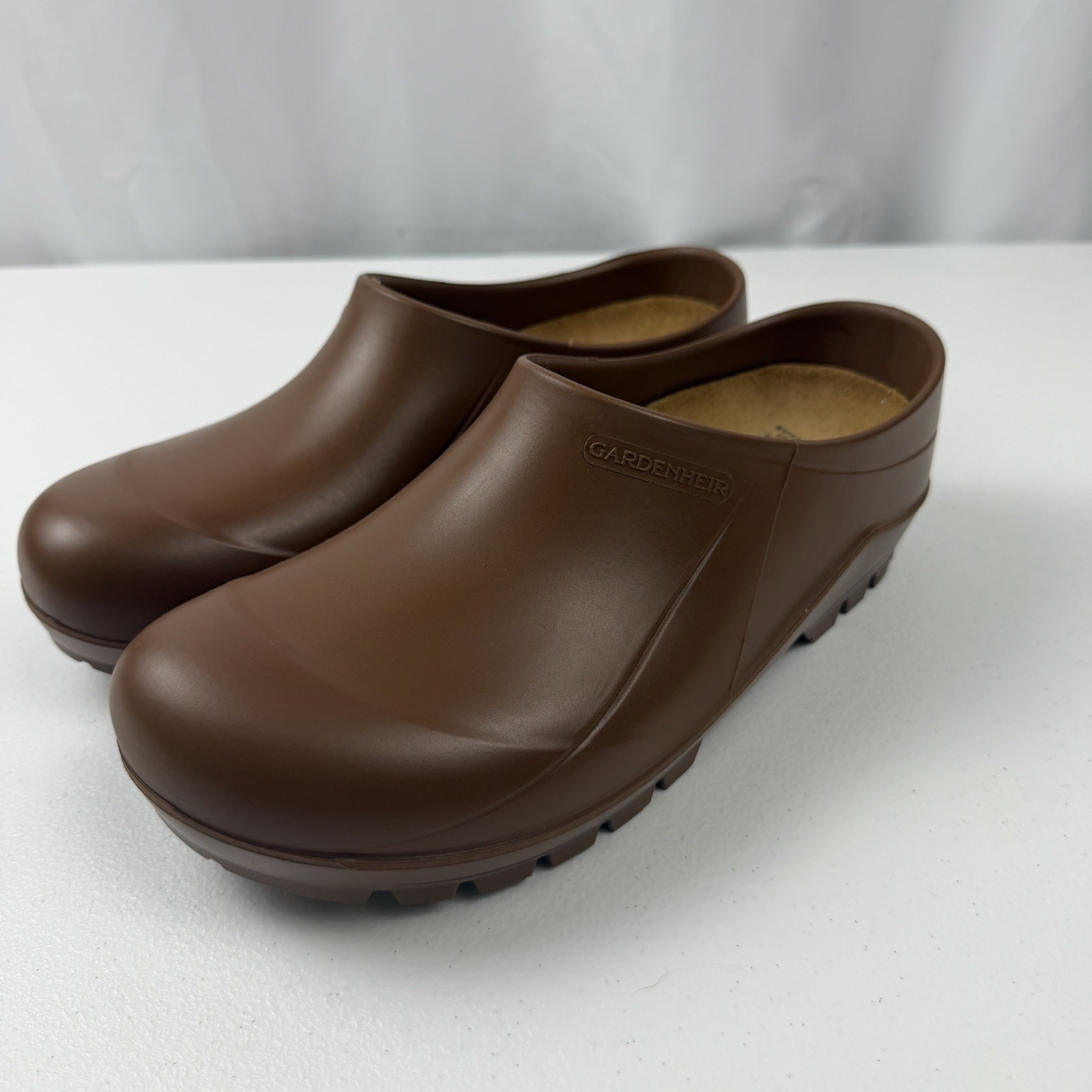Gardenheir Italian Garden Clogs Caramel EU 42 (W 11-11.5, M 9-9.5) Cork Insole