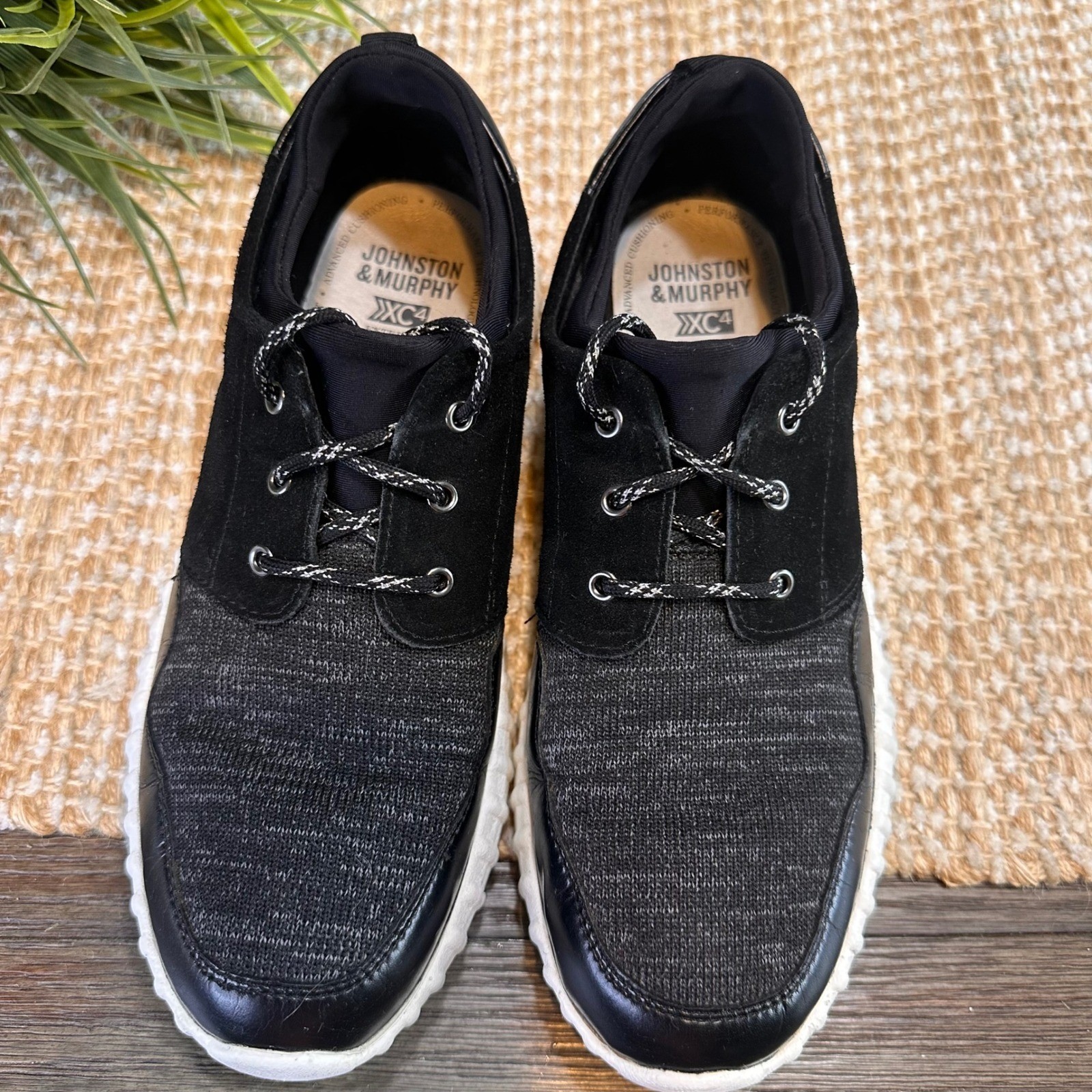 Johnston & Murphy XC4 Waterproof Sneakers Women’s Size 8M Black Comfort Shoes 8M