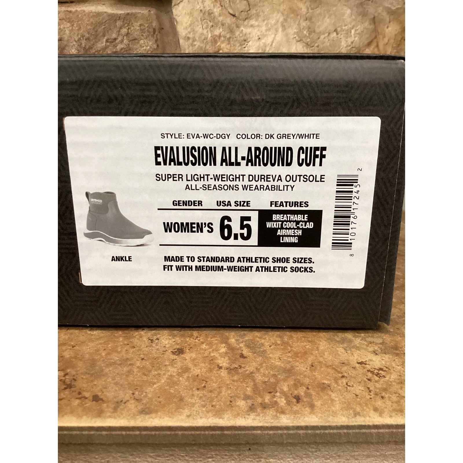 Dryshod Evalusion All-Around Cuff Boots Womens 6.5 Grey Waterproof EVA-WC-DGY