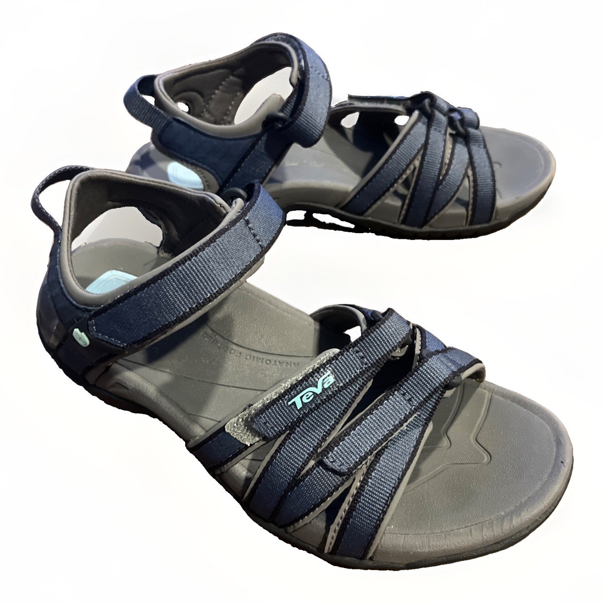Teva Tirra Sandal Bering Sea Blue Athletic Hiking Water Eco Friendly Women Sz 6