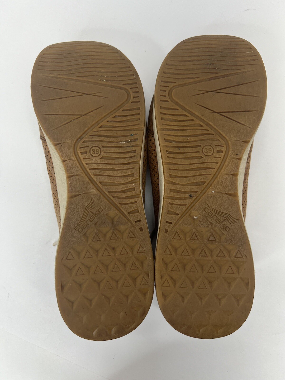Dansko Women’s 39 Christina Brown Leather Lace Up Sneaker Comfort Casual