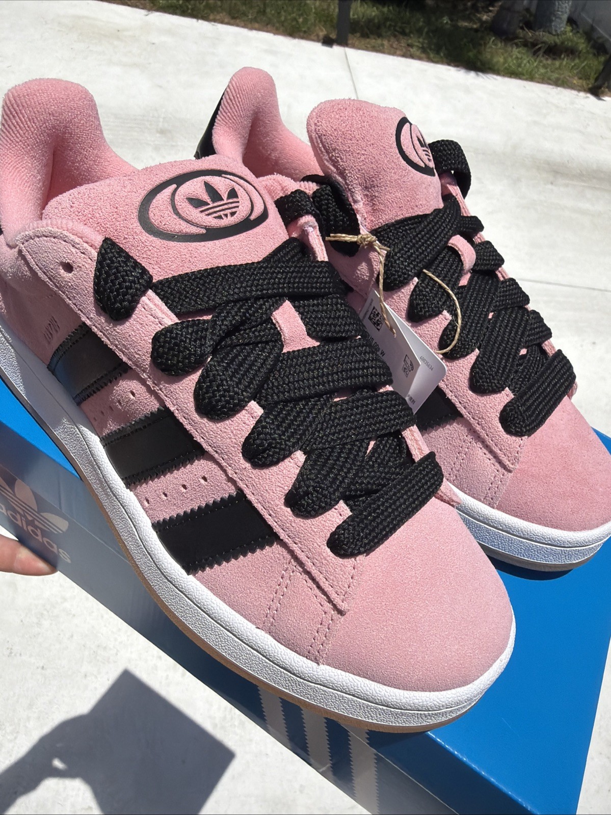 adidas Campus 00S Lace Up Womens Pink Sneakers Casual Shoes JH7275 Size 8