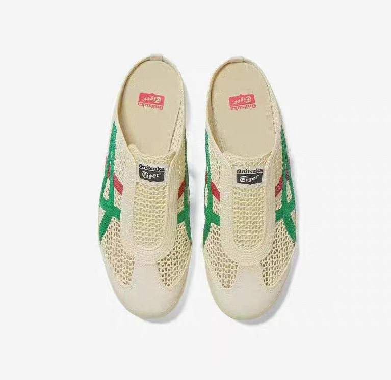 NEW Onitsuka Mexico 66 Sabot Black/cream 1183C123 Slip On Unisex Shoes