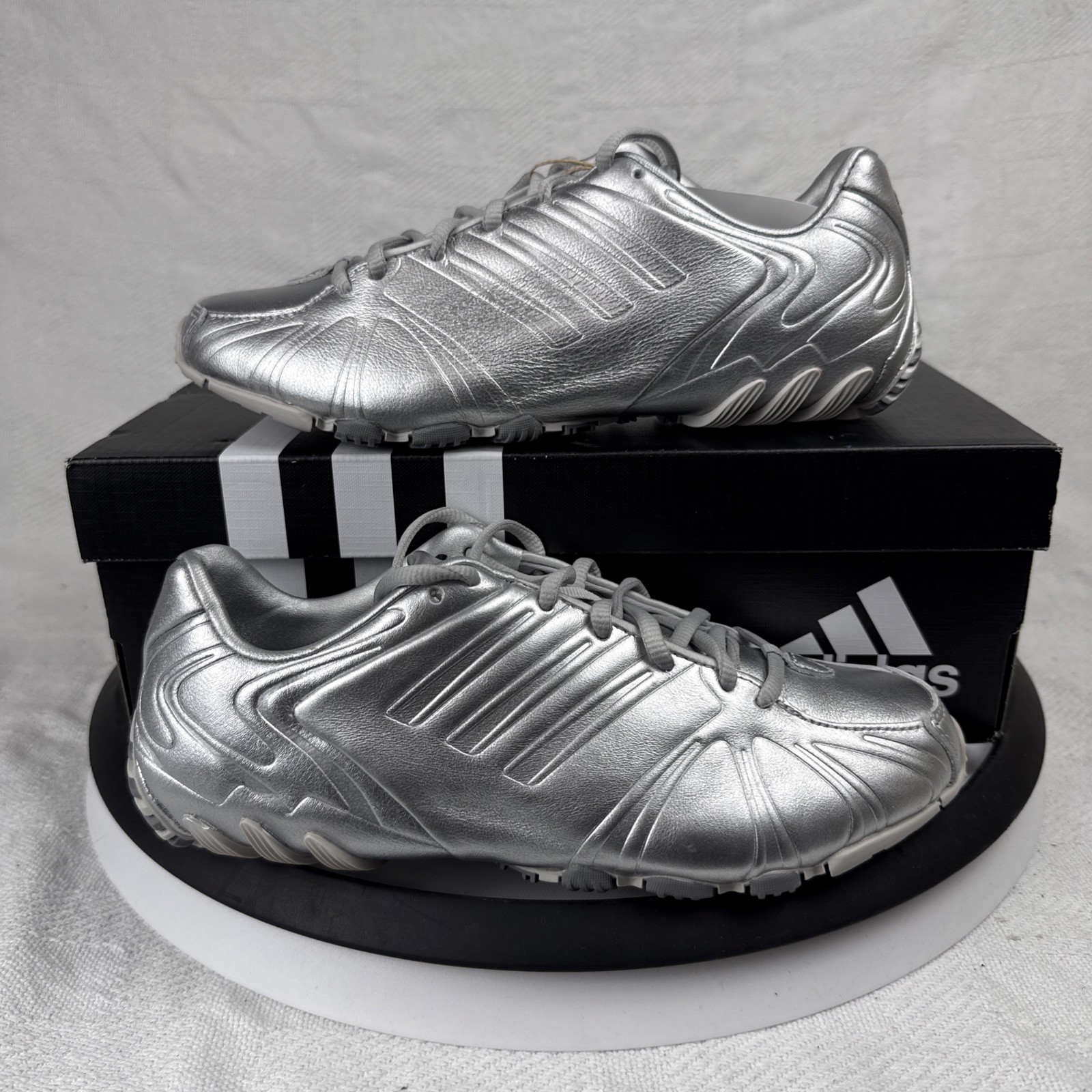 adidas Ghost Sprint Silver Metallic Womens Size 6 New in Box Rare Streetwear