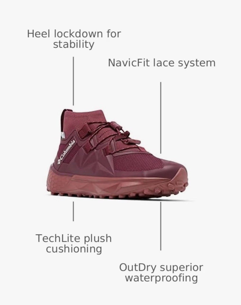 COLUMBIA Facet 75 Alpha Outdry Trail Running Shoe-Women’s US 9/UK 7/CM 26