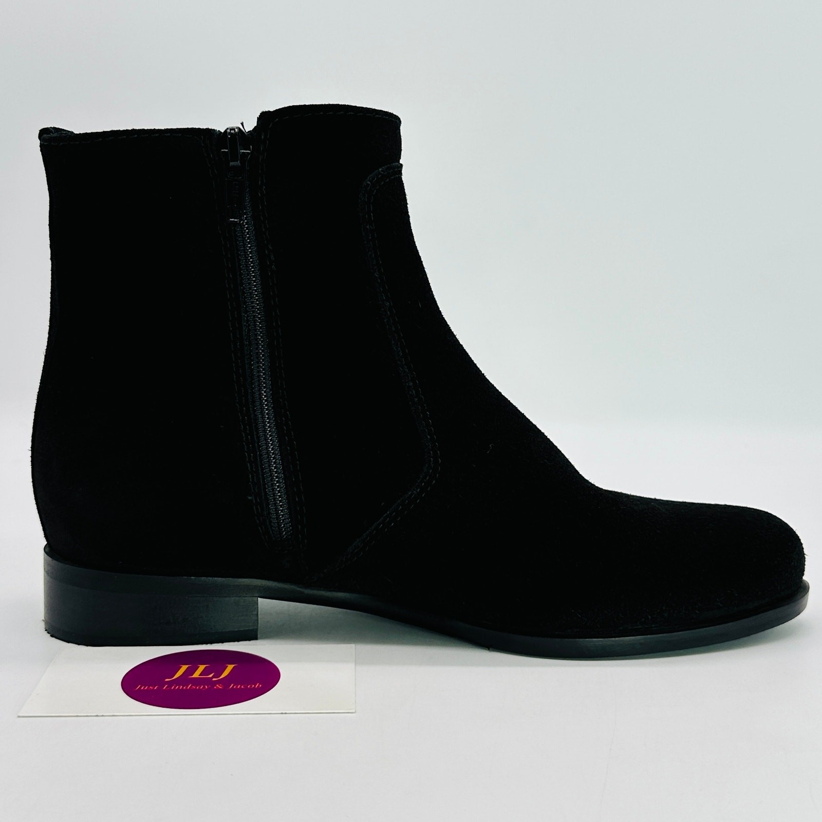 La Canadienne Women’s Sophie Black Waterproof Suede Cold Weather Boots Size 5.5