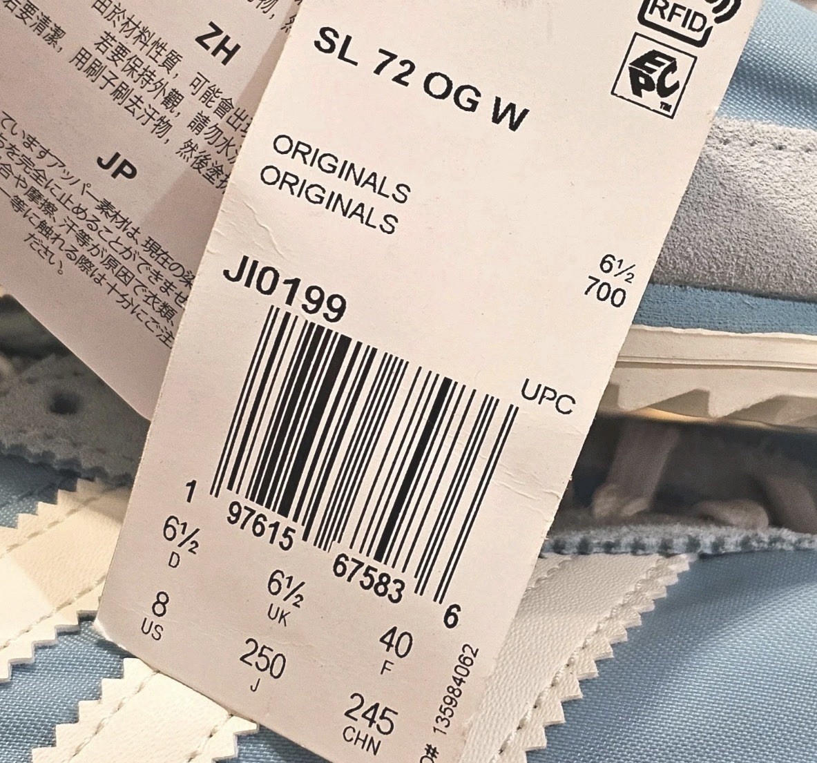 Adidas Originals Mint Aqua White SL 72 OG Shoes Sneakers JI0199 – Women’s Sz 8