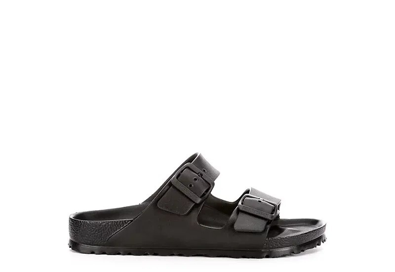 BIRKENSTOCK WOMENS ARIZONA EVA FOAM BUCKLE SLIDE SANDAL Black~ Size 7~Euro 38