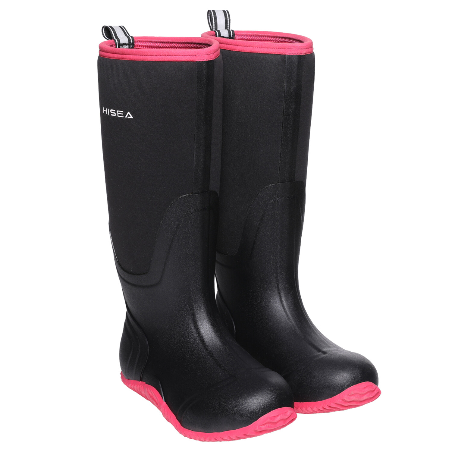 HISEA Women Rain Boots Neoprene Waterproof Outdoor Mud Working Hunting Knee Boot