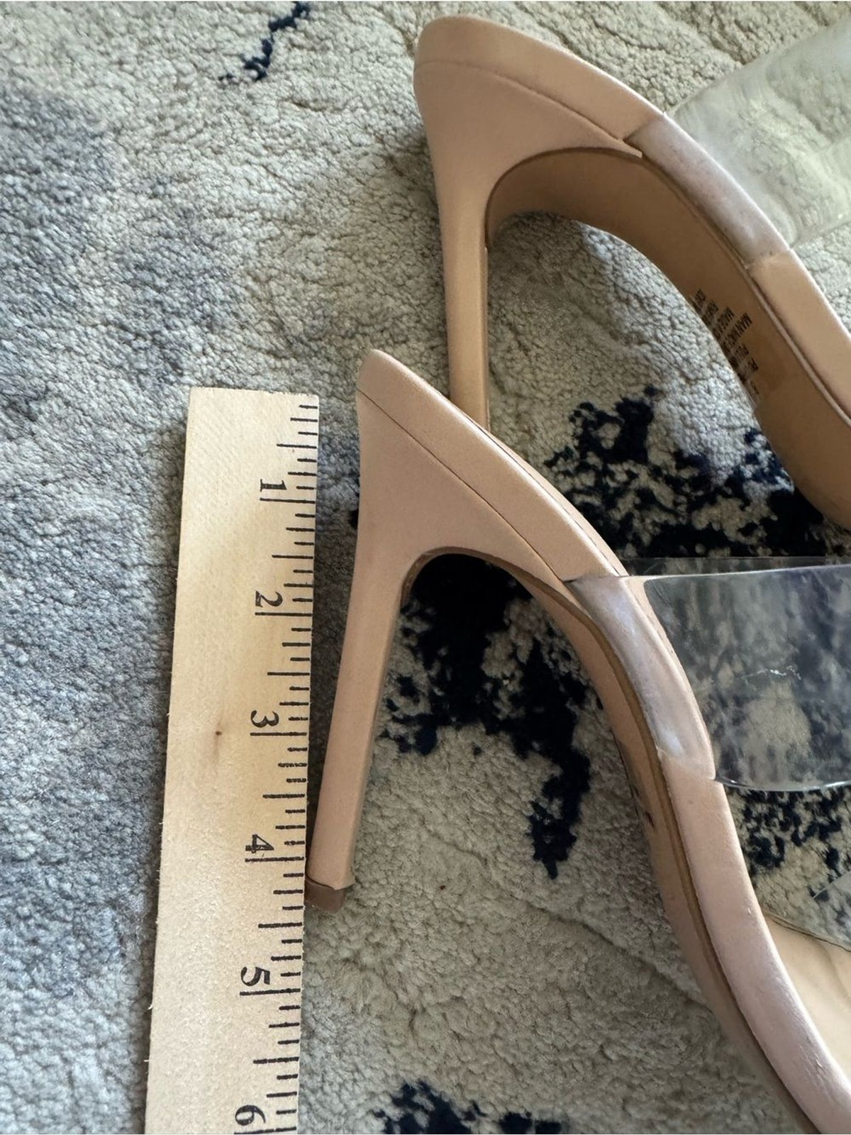 Express Nude Clear-Strap Stiletto Sandals