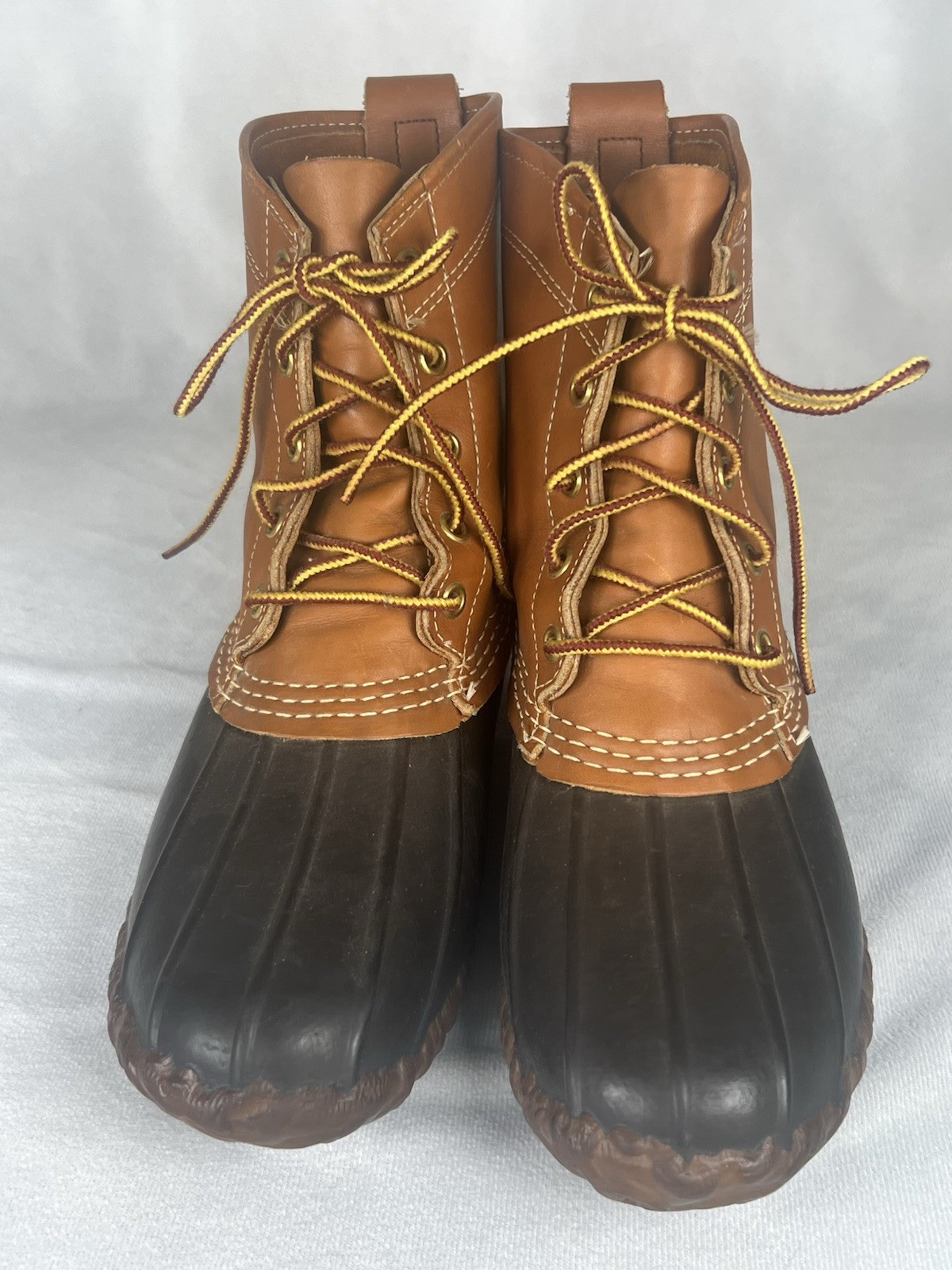 Vintage LL Bean Women’s Unlined Maine Hunting Shoe Duck Boots Brown Size 7