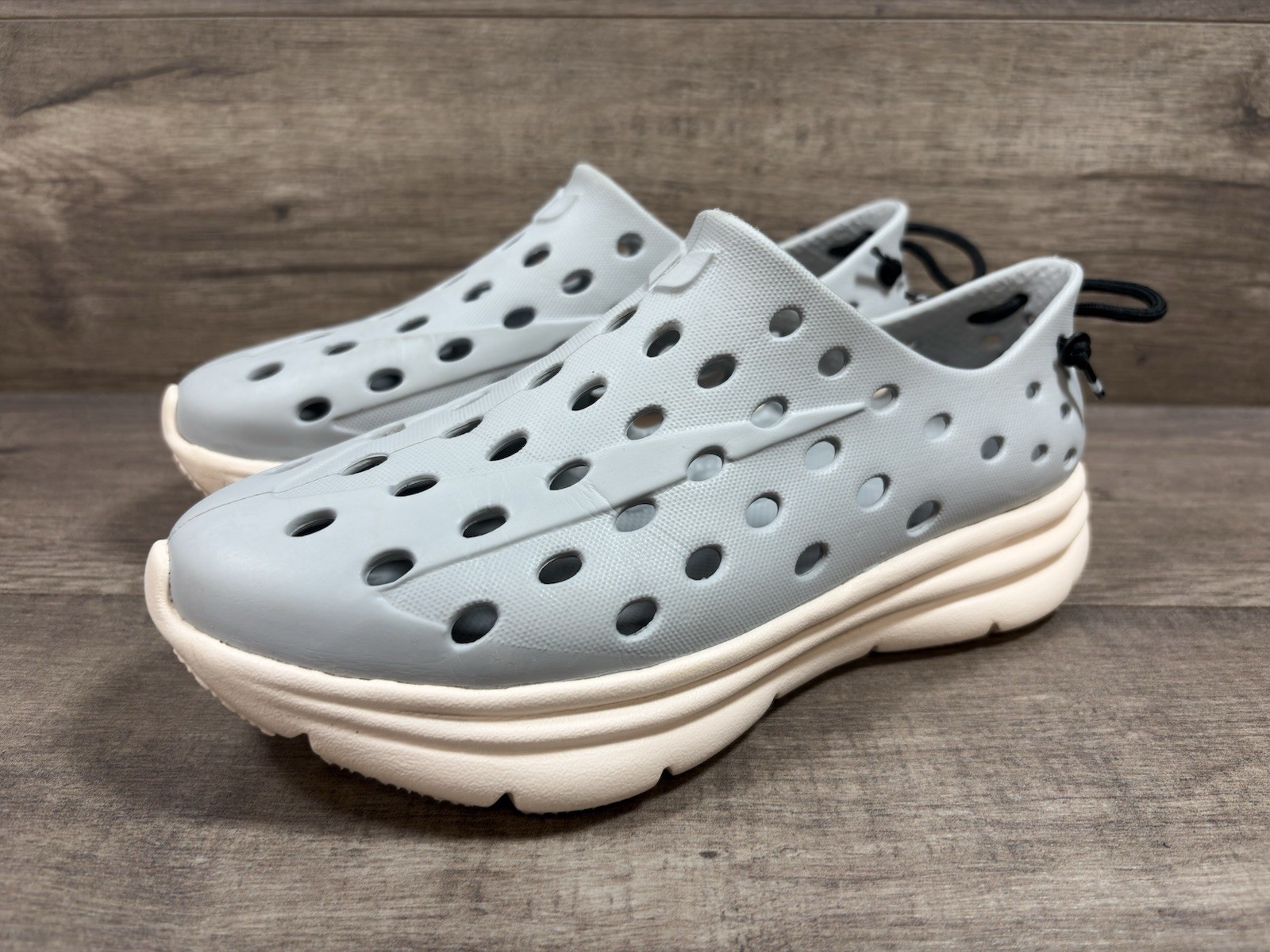 Kane Revive Active Recovery Shoes Spring Slip On Comfort Stone Wht Womens Size 6