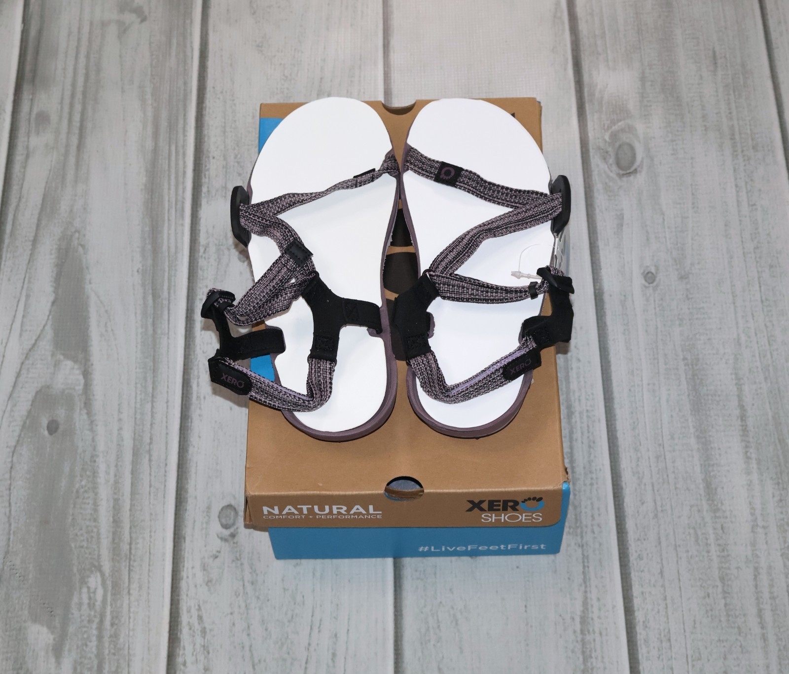 NEW XERO Women’s Shoes Z-Trail EV Flex Sandals Dusty Rose Barefoot Flat Size 8