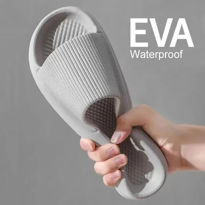 EVA Shower Slippers Non Slip Soft Sole Bathroom Sandals Indoor Home Shoes